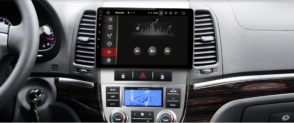 Idoing " 2.5D ips автомобильный Android9.0 Радио мультимедийный плеер для hyundai Santa Fe 2 2006-2012 gps навигация PX5 4G+ 64G Восьмиядерный