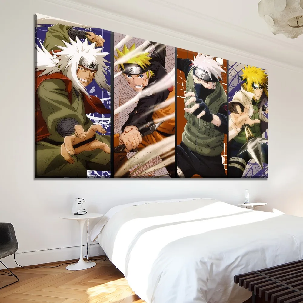 Современные декоративные стены для дома 1 панель Наруто Shippuden плакат