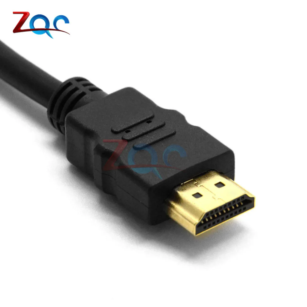 1080P HDMI мужчина к VGA HD-15 Женский видео адаптер конвертер кабель для HDTV PC как разъем
