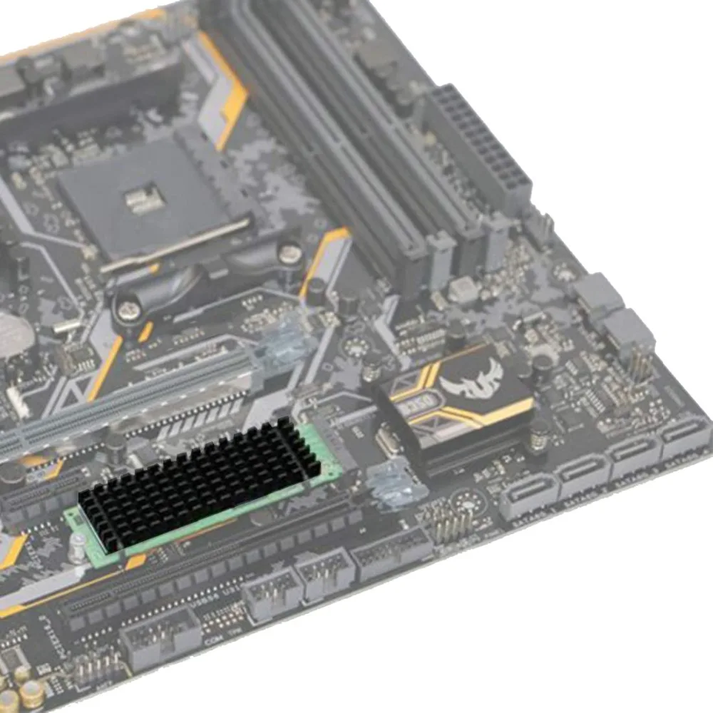2 шт теплоотвод радиатор M.2 NGFF охлаждение теплоотвод для M.2 NGFF 2280 PCI-E NVME SSD