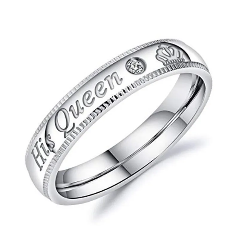 Сочетающиеся обручальные кольца для пар обручальное кольцо из нержавеющей стали