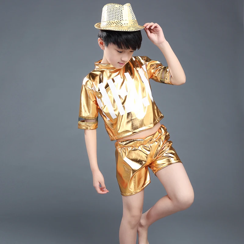

New Hip Hop Clothes for Girls Dancewear Kids Street Dance Clothing Costumes Jazz Modern Dance Clothes Set Top&Pants Size