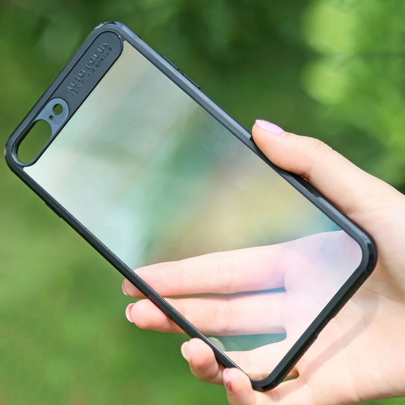 Benks для iPhone 8 plus hoesje PC + TPU прозрачный противоударный защитный задний корпус чехол