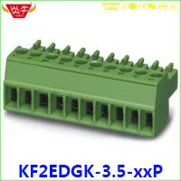 KF2EDGK 3,5 2P~ 12P PCB вставные клеммные блоки 15EDGK 3,5 мм 2PIN~ 12PIN MC 1,5/2-ST-3, 5 1840366 PHOENIX контакт DEGSON KEFA