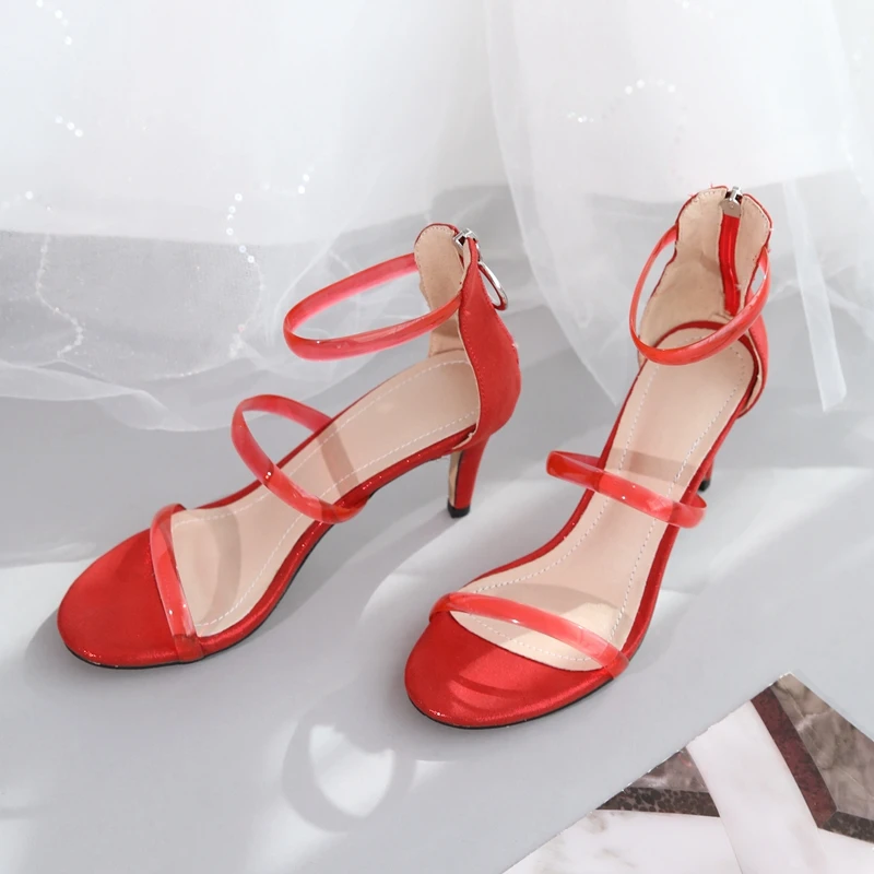 ORCHA LISA/Женская обувь в сдержанном стиле Стиль женские красные с узкими лентами