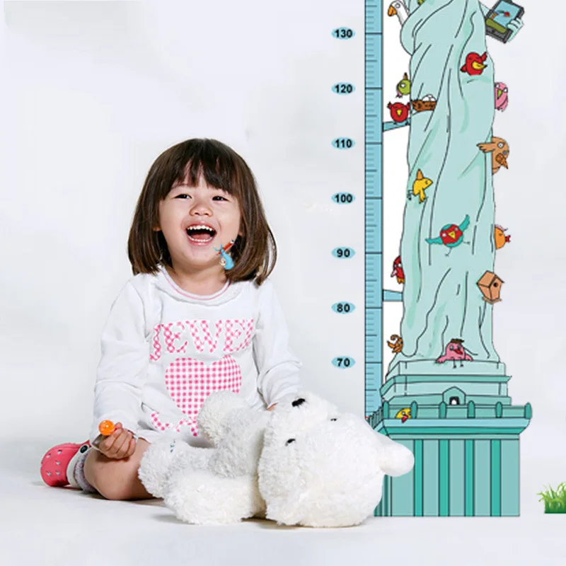 2016 Foreign Trade Explosion Models Statue Of Liberty Height Stickers Children's Room Entrance Waterproof Pvc Removable Wall | Дом и сад