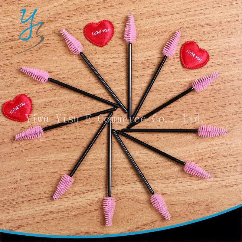 Кисти для макияжа кисти ресниц цветные 200 шт одноразовые туши аппликатор палочка