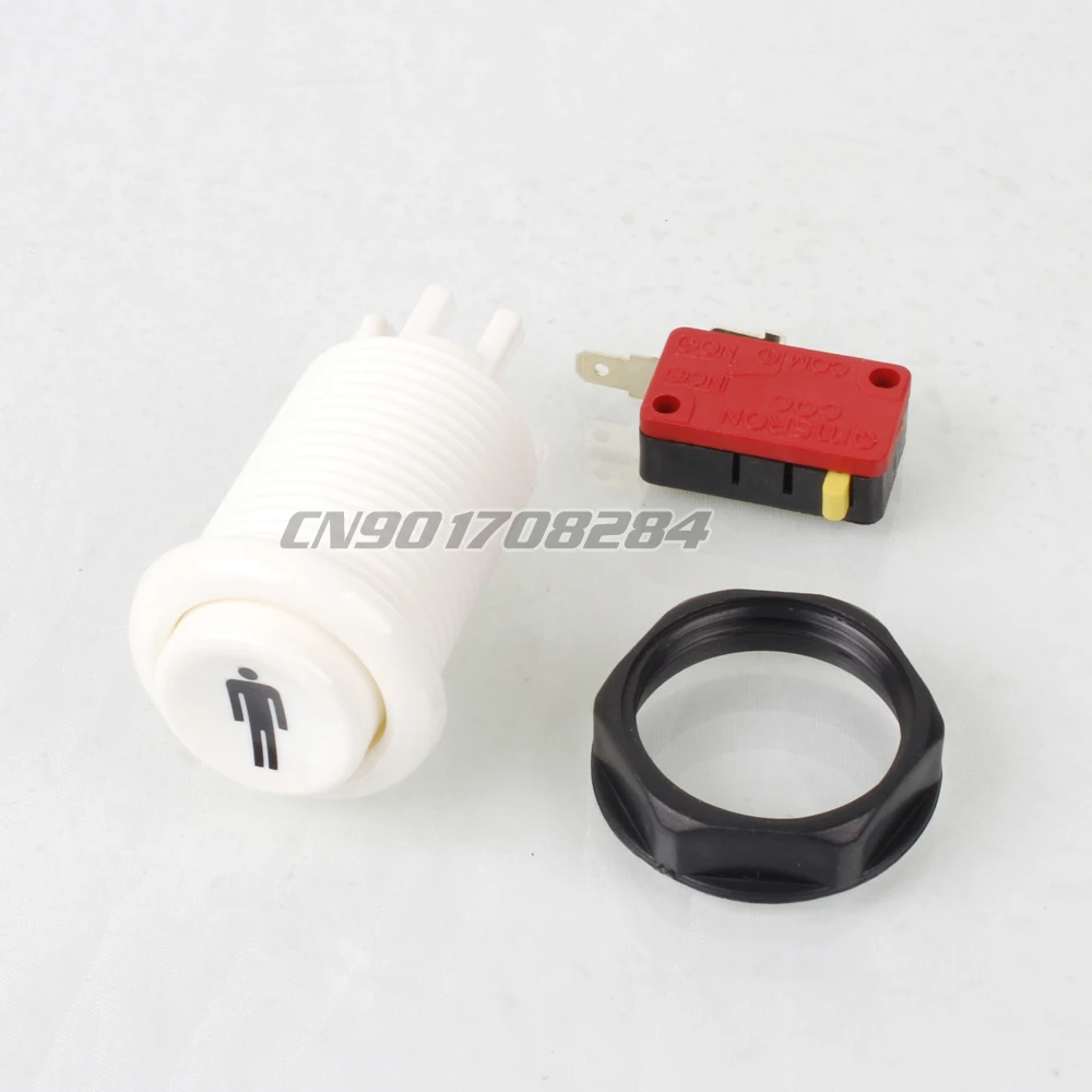 Новый 30 мм один игрок + два игрока пусковые кнопки для аркадных игр джойстик