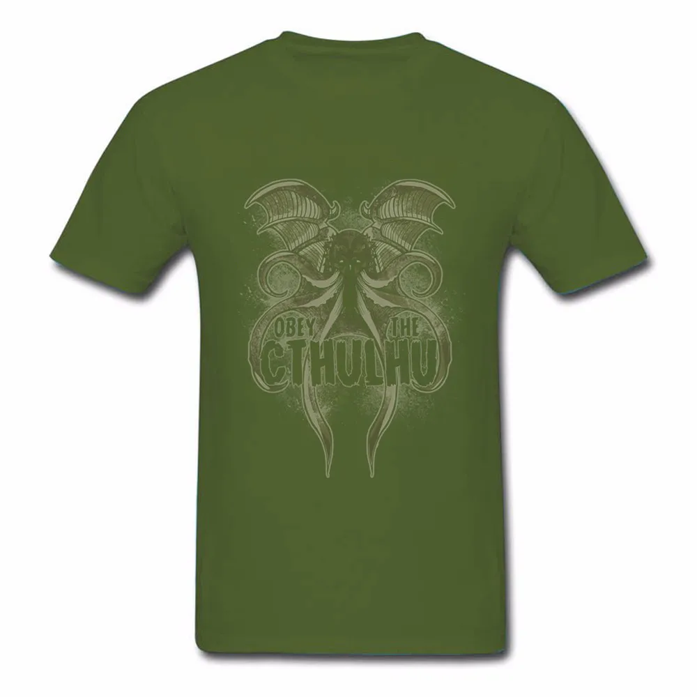 Obey the Cthulhu Футболка мужская облегающая футболка с коротким рукавом модная 2018 Hombre