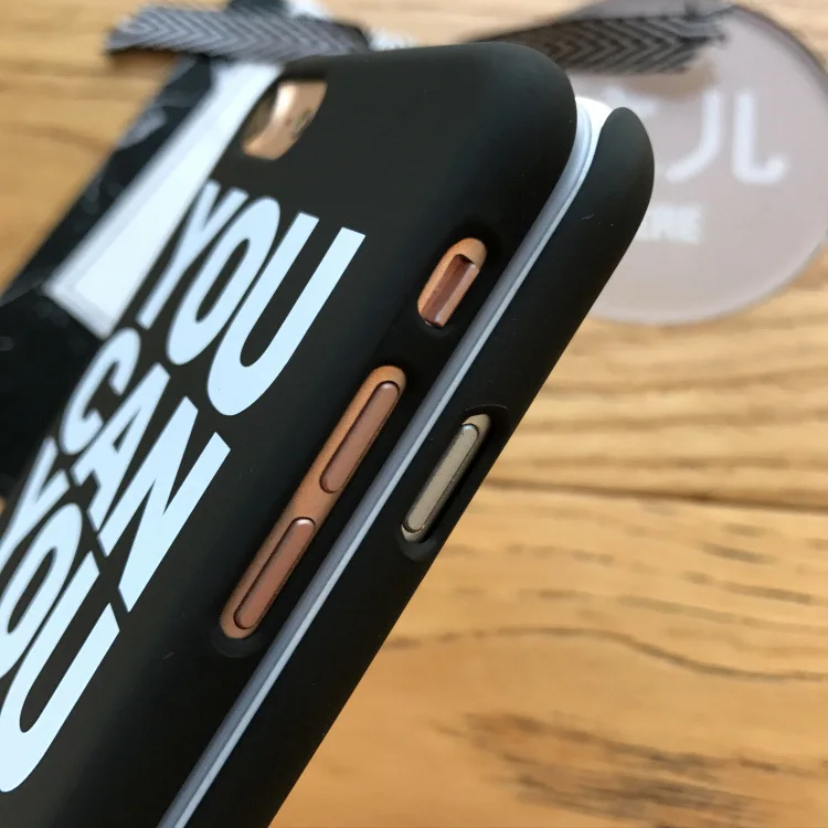 Модные Простые английские буквы чехол для iPhone X XR XS Max 6 S 7 8plus половина пакета