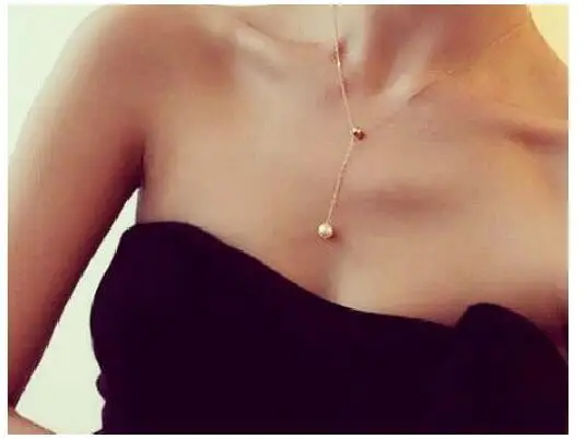 AMADER 2019 Новый Золотой посеребренный маленький Сердце ожерелье s Bijoux для женщин
