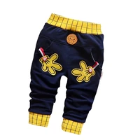 hot sell spring autumn new baby pants pentagram and letters pattern cotton 1 piece sport pants baby boy girls pants 0 2 year