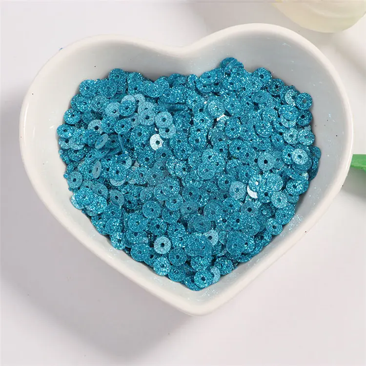 Lake Blue 10 г/упак. 4 мм блестки плоские круглые свободные блестки с пайетками Швейные Свадебные украшения Ремесло скрапбук DIY аксессуары - Цвет: Lake Blue