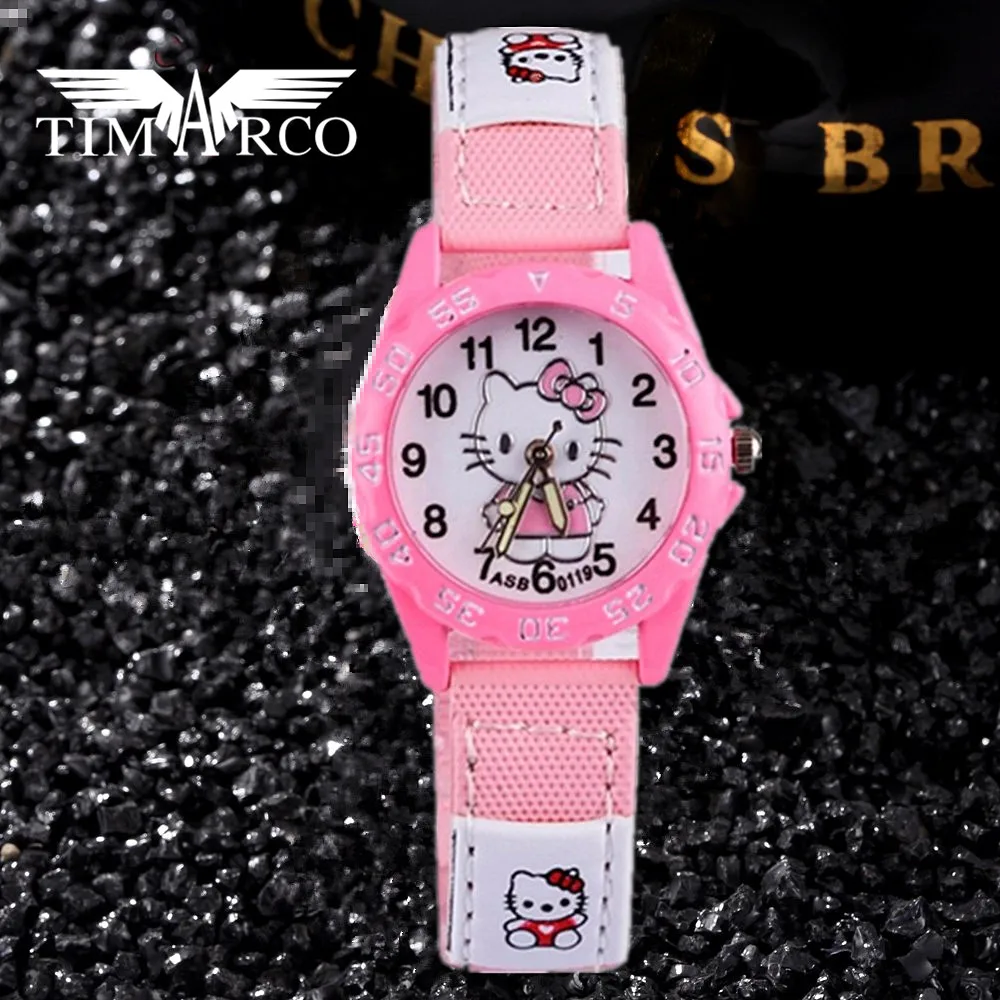 2022 New Pink Children Watches Cute Cartoon Pattern Kids Watch Cartoon 3D Silicone Band Enfant Ceasuir Quartz Watches For Girl
