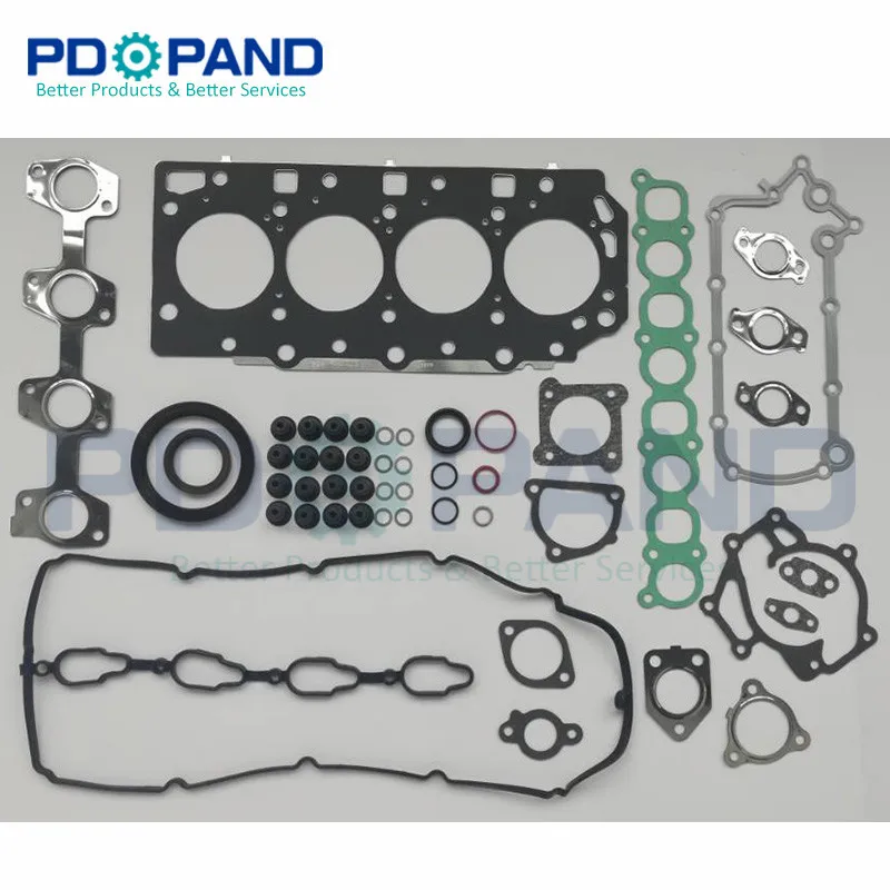 D4CB ремонтный комплект прокладок двигателя для hyundai H-1 H200 Starex Porter 2497cc для KIA Sorrento 2,5 CRDI прокладка металлической головки сальники