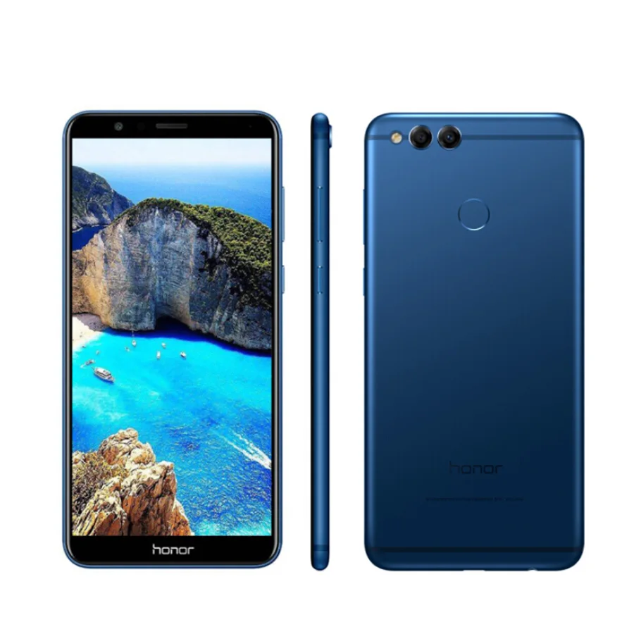 Honor 7X глобальная прошивка 5 93 &quot4G LTE мобильный телефон 4 Гб RAM 64 128 ГБ ROM