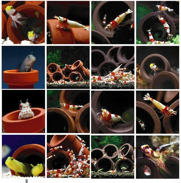 

Aquarium Decoration Fish House Ceramic Ornament Stock For Aquarium Fish Tank Breeding House