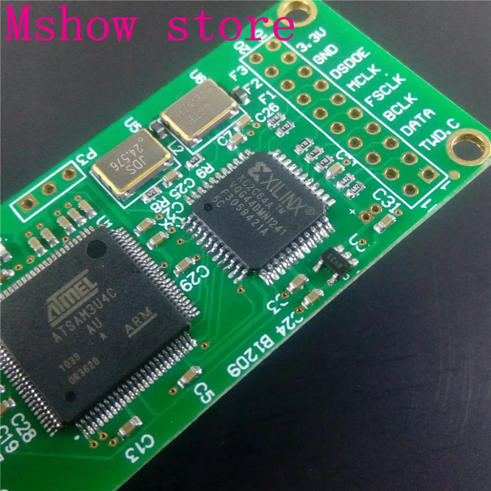 Оригинальный итальянский Amanero цифровой интерфейс USB поддержка 384K I2S DSD 512 Super XMOS для