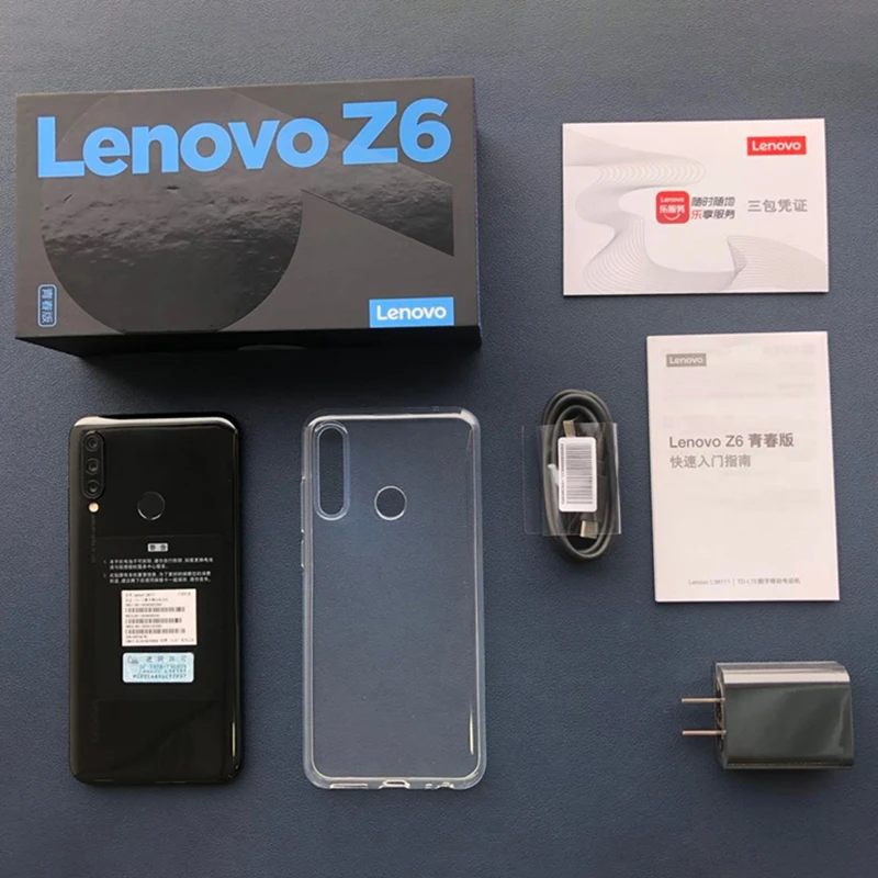 Оригинал Lenovo Z6 Lite 4 ГБ 64 Смартфон Snapdragon 710 Восьмиядерный тройная задняя камера 19 5: 9