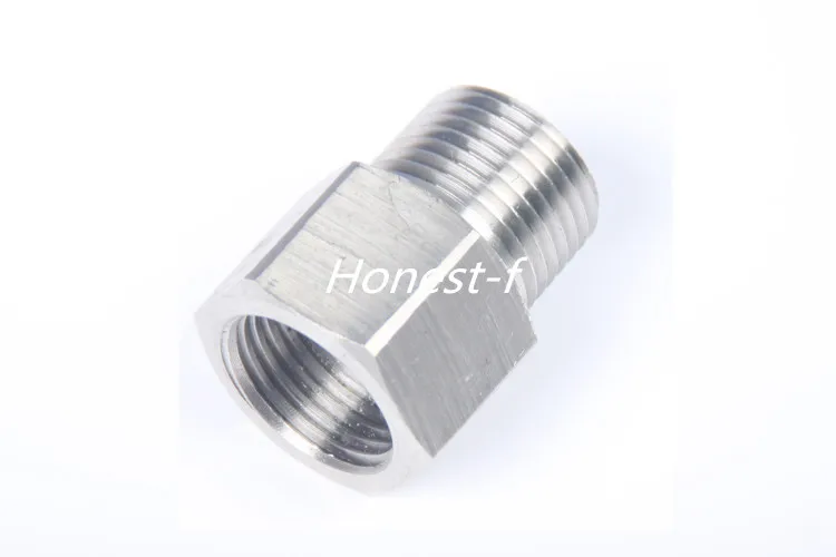 

LTWFITTING Bar Production Stainless Steel 316 Pipe Fitting 3/8" Female x 3/8" Male NPT Adapter Air Fuel Water