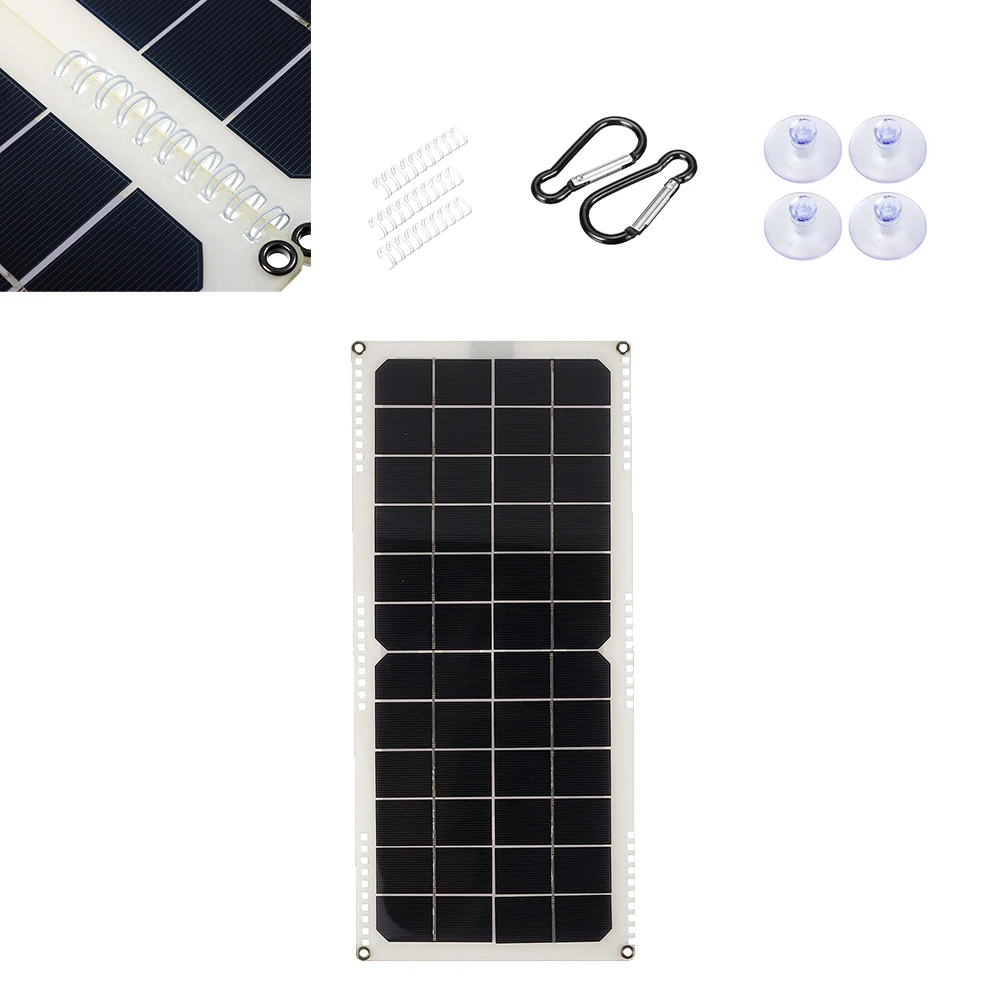 LEORY 14 V 20 W 1.5A Водонепроницаемая Солнечная батарея с usb-разъемом монокристаллическая солнечная панель с автомобильным зарядным устройством для наружного кемпинга аварийный свет