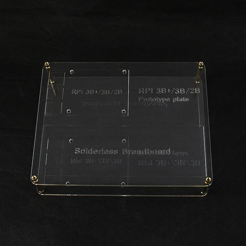 2 слоя акриловая Монтажная пластина доска Raspberry Pi 3 Model B + DIY Прототип