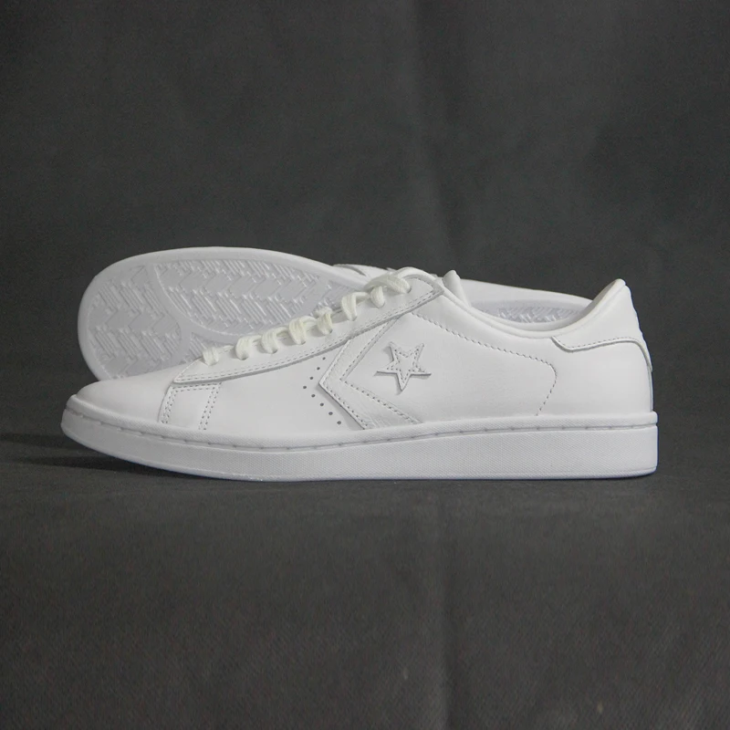 Новинка года Converse Оригинальные кроссовки Star Player кожа для женщин спортивная обувь белый цвет обувь для скейтбординга 555930C