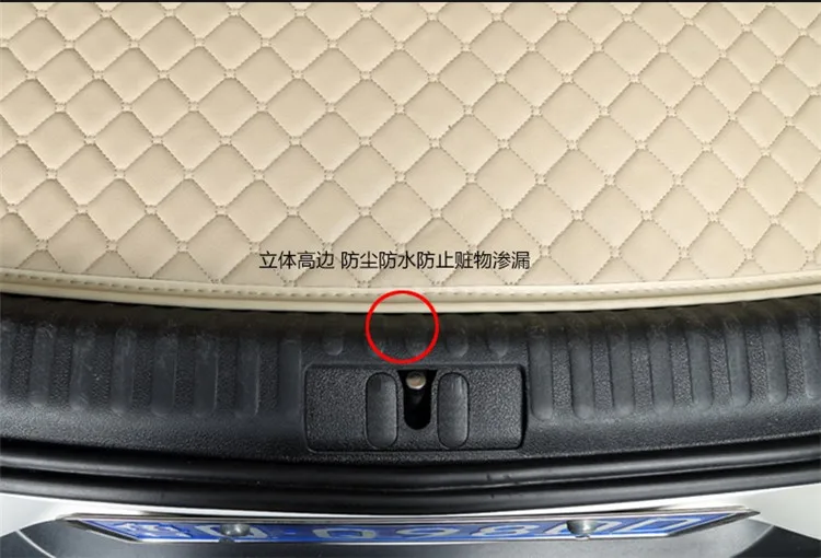 Экологически чистый коврик для багажника автомобиля VW Polo PASSAT GOLF SANTANA Touran JETTA Tiguan BORA Sagitar magotan beetle Phaeton Touareg Lavida CC