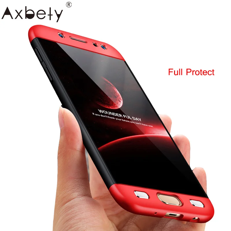 Для samsung J5 /j5 pro j530f/J3/J730 чехол Мода 360 Полный корпус гибридный жесткий чехол для samsung Galaxy j7 J730 j7