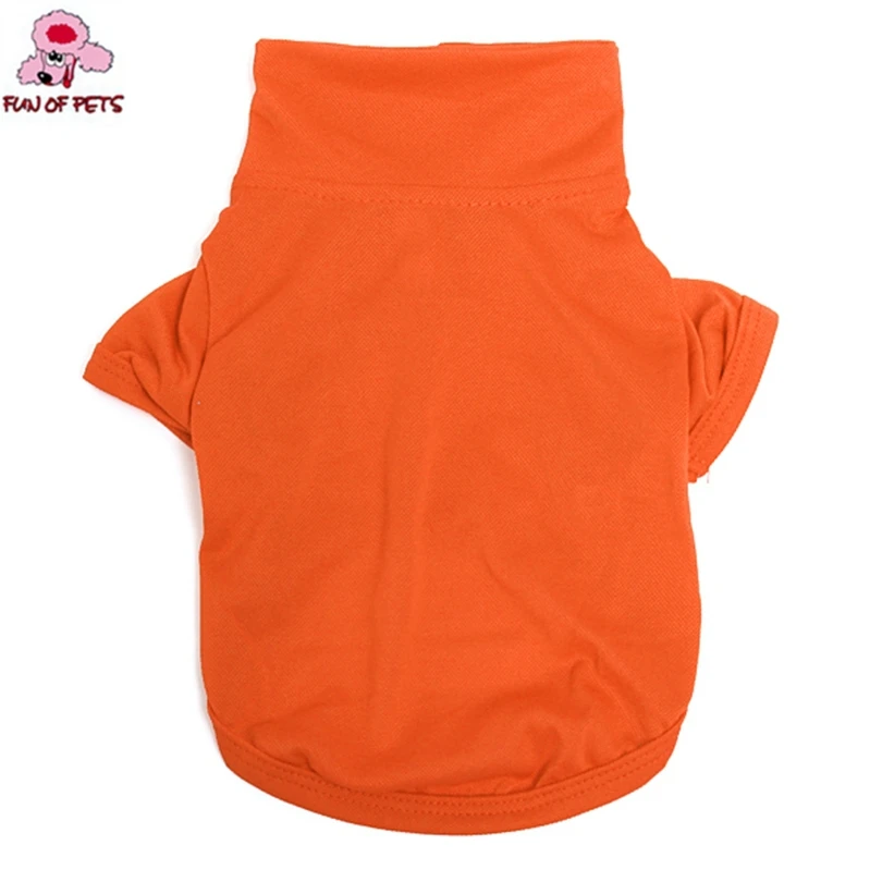 Лидер продаж 2017 Милый Летний ошейник для собак футболка поло щенков одежда