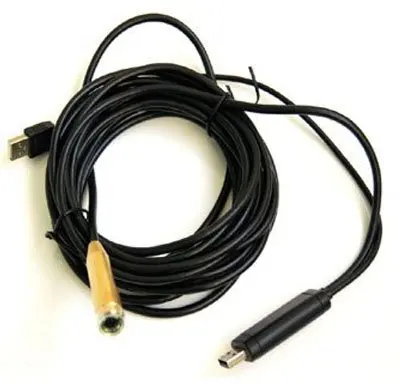

5meter Waterproof 15mm diameter USB Endoscope Camera with 1/6 CMOS camera industrial checking camera