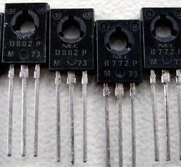 

50 pairs 2SD882+2SB772 TO-126 D882 B772 PNP NPN Power Transistors sold by bag 100 pcs a bag