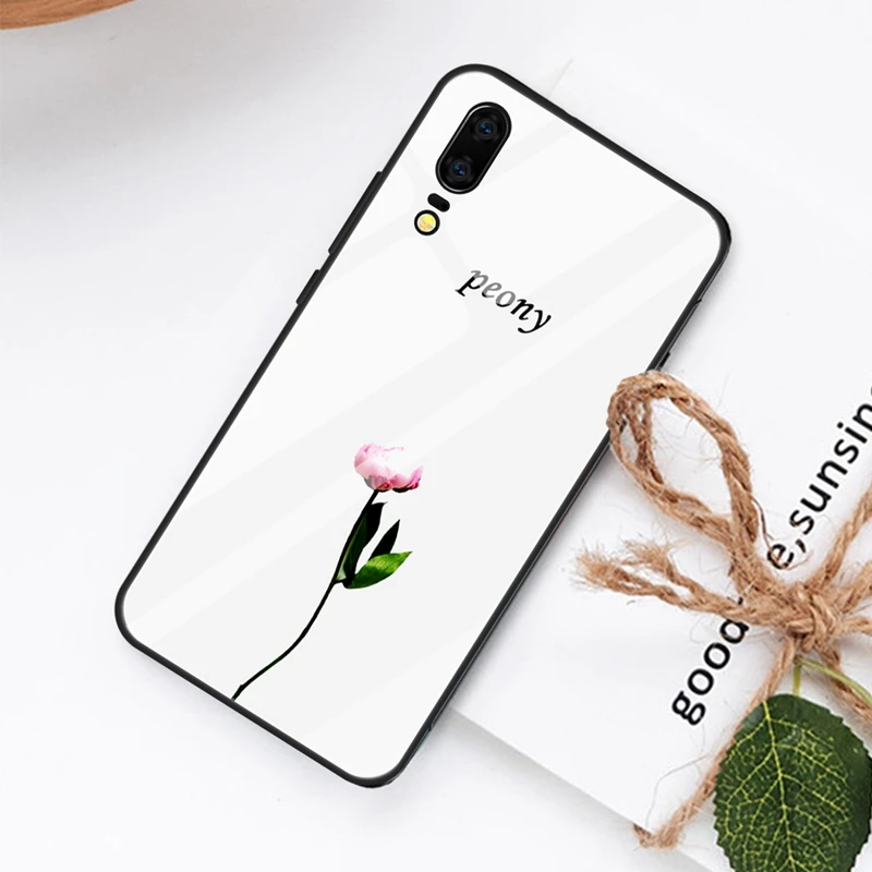 6 Чехол из закаленного стекла для телефона для huawei Honor 10 8X Nova 3 3i чехол с узором для huawei mate 20 P20 Pro mate 10 Lite чехол с принтом - Цвет: 6
