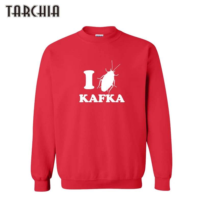 TARCHIA брендовая одежда Кафка с буквенным принтом толстовки мужские длинным