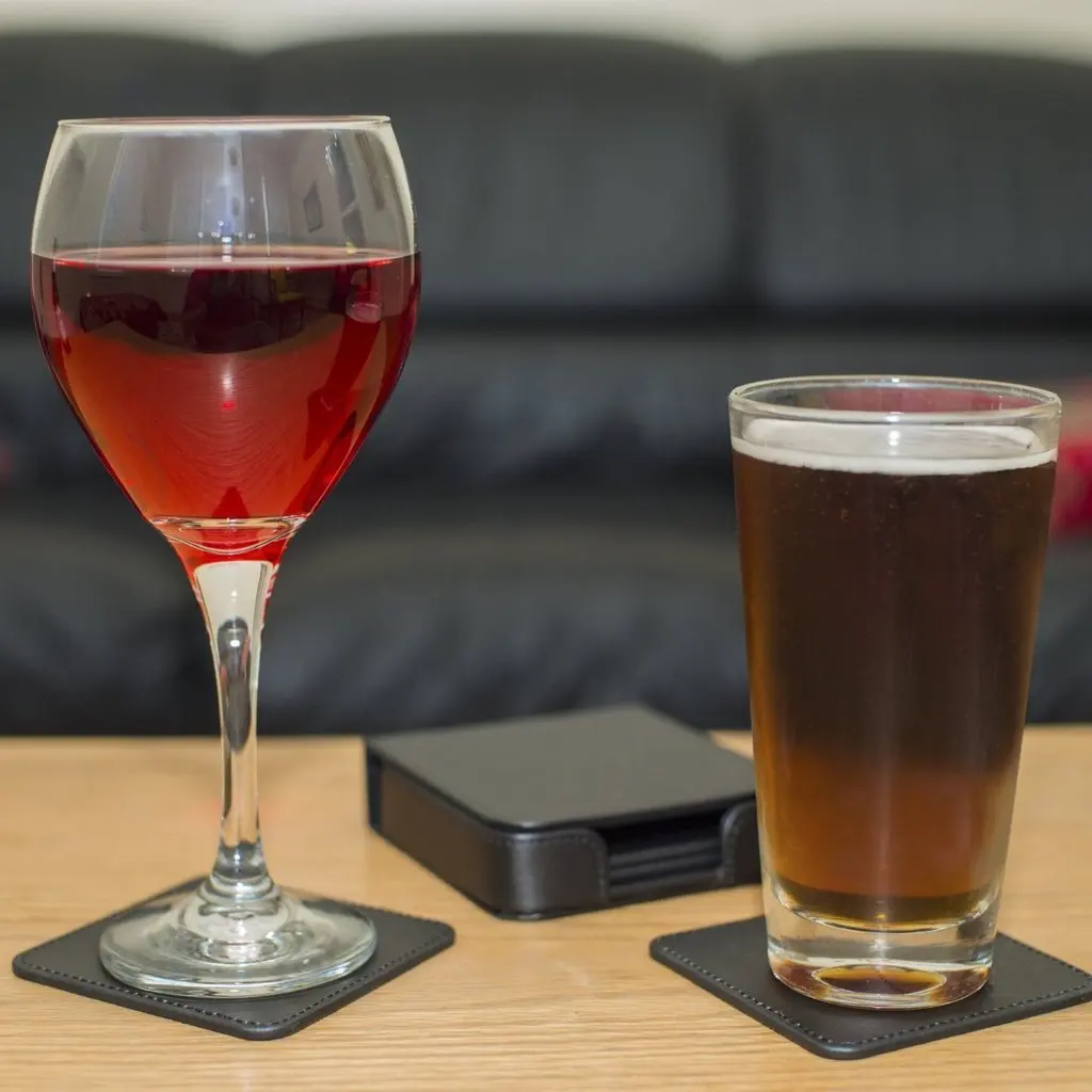 Набор из 4 предметов коврик для кофейных чашек квадратные подставки кружек