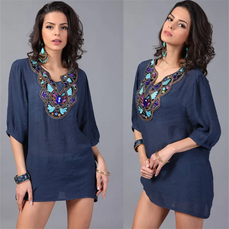 2018 летняя винтажная Свободная блузка с цветочным рисунком для беременных