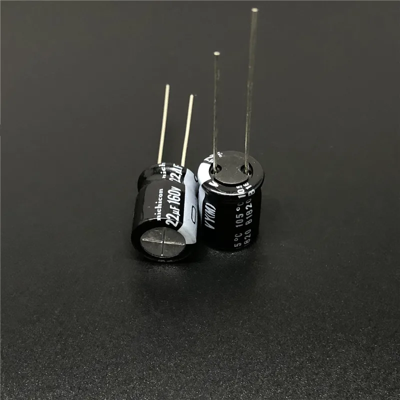 20pcs 22uF 160V NICHICON VY Series 10x12.5mm Wide Temperature Range 160V22uF Aluminum Electrolytic Capacitor | Электронные