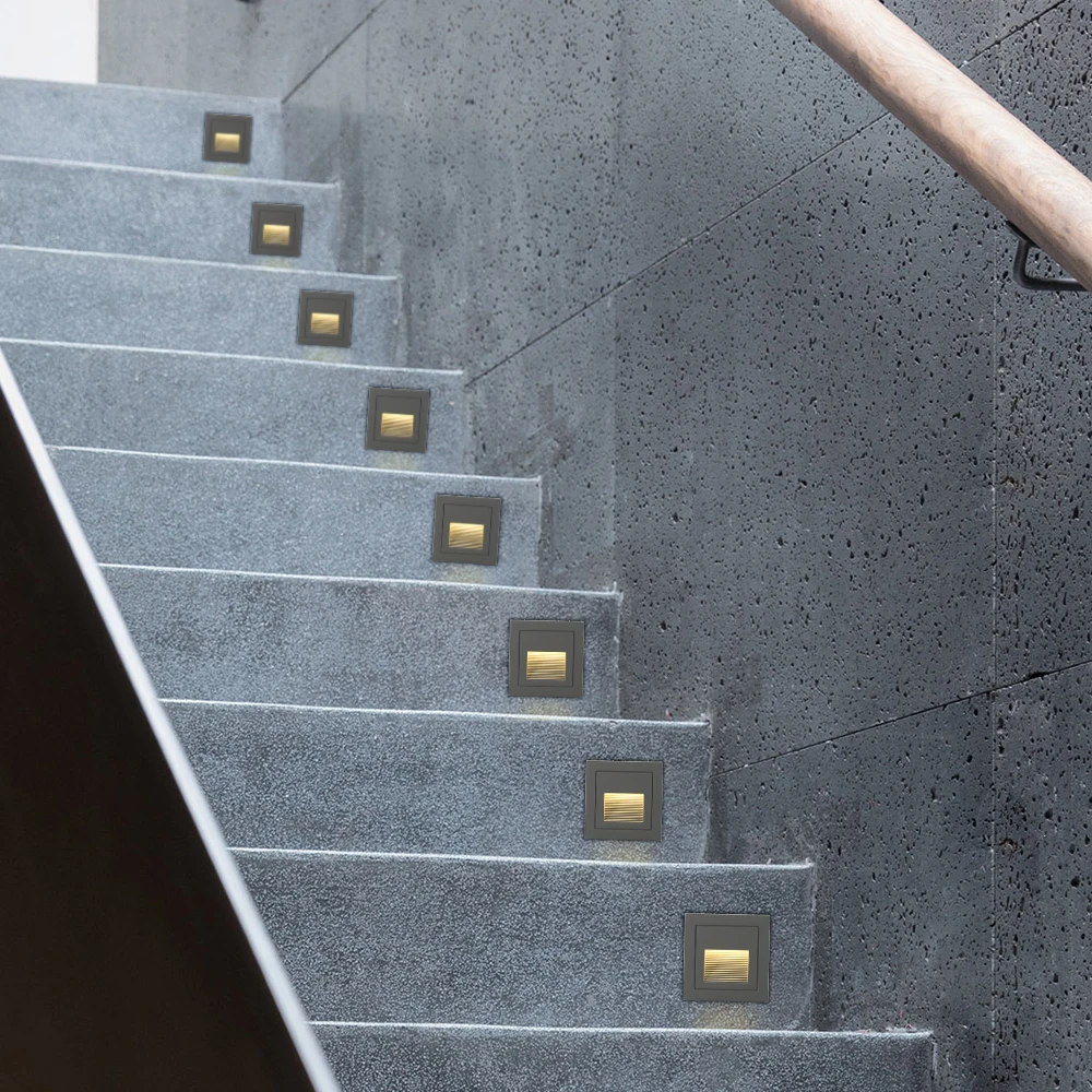 Oreab 3 Вт 4 шт./лот мини встраиваемые светодиодные ступенчатые светильники для