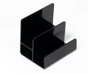 Two layers Black Горячая высокого качества двухслойная усиленная акриловая подставка под кошелек стоячий кошелек держатель лак для ногтей, Косметика Полка для украшений стойка - Цвет: Two layers Black