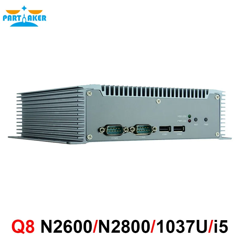 Промышленный ПК безвентиляторный мини с Intel Atom N2600/Intel N2800 2 * 82583 V Gigabit Ethernet|fanless mini