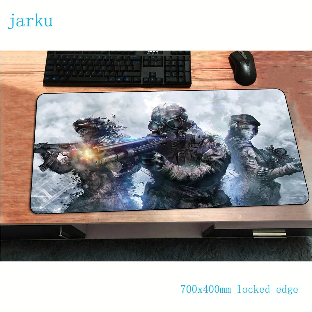 Игровой коврик для мыши warface 700x400x2 мм ноутбука игровой с заблокированными краями