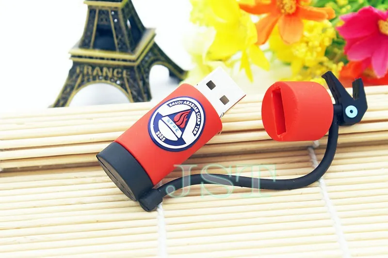 JASTER мультфильм Огнетушитель ручка-накопитель пожарные USB флэш-диск карта памяти U диск Флешка 4 ГБ/16 ГБ/32 ГБ/64 Гб