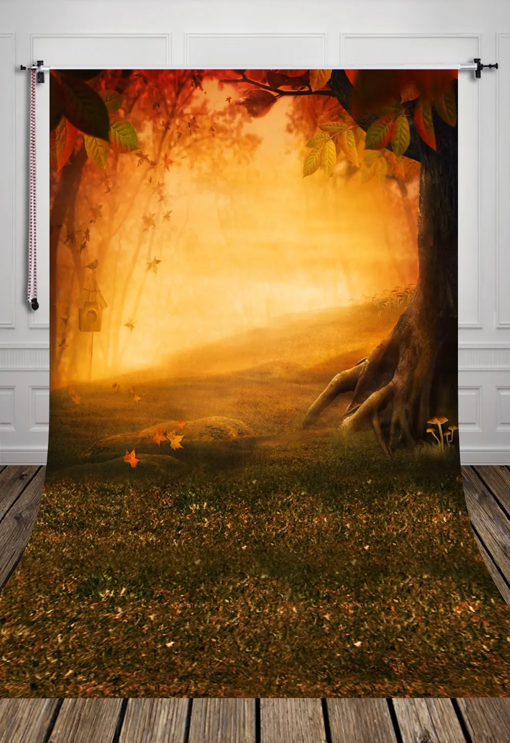 

Фотофон на Хэллоуин 5 х7 футов луна ночь деревья