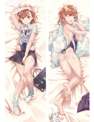 Некий научный Railgun Misaka Mikoto Dakimakura наволочка для тела чехол 59"