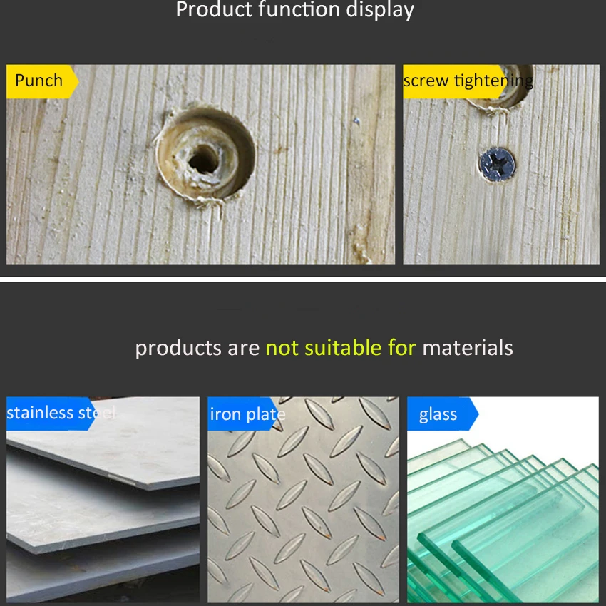 

20 In 1 Multi-Function Screwdriver Set High Speed Steel Countersunk Drill Bit Kit Screwdriver Kit For Punching/Screw Tightening