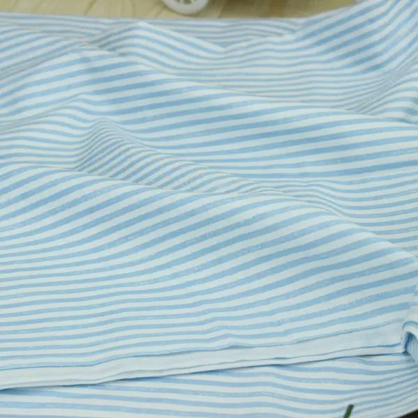 YY DIY красивый 23x24 см синий мультфильм лист бантом комплект хлопковой ткани с