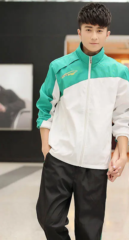 MEN GREEN Женский спортивный костюм, мужские быстросохнущие спортивные костюмы, свободные спортивные костюмы для мужчин s, весна-осень, костюмы для фитнеса, бега, набор, спортивный костюм 75 - Цвет: MEN GREEN