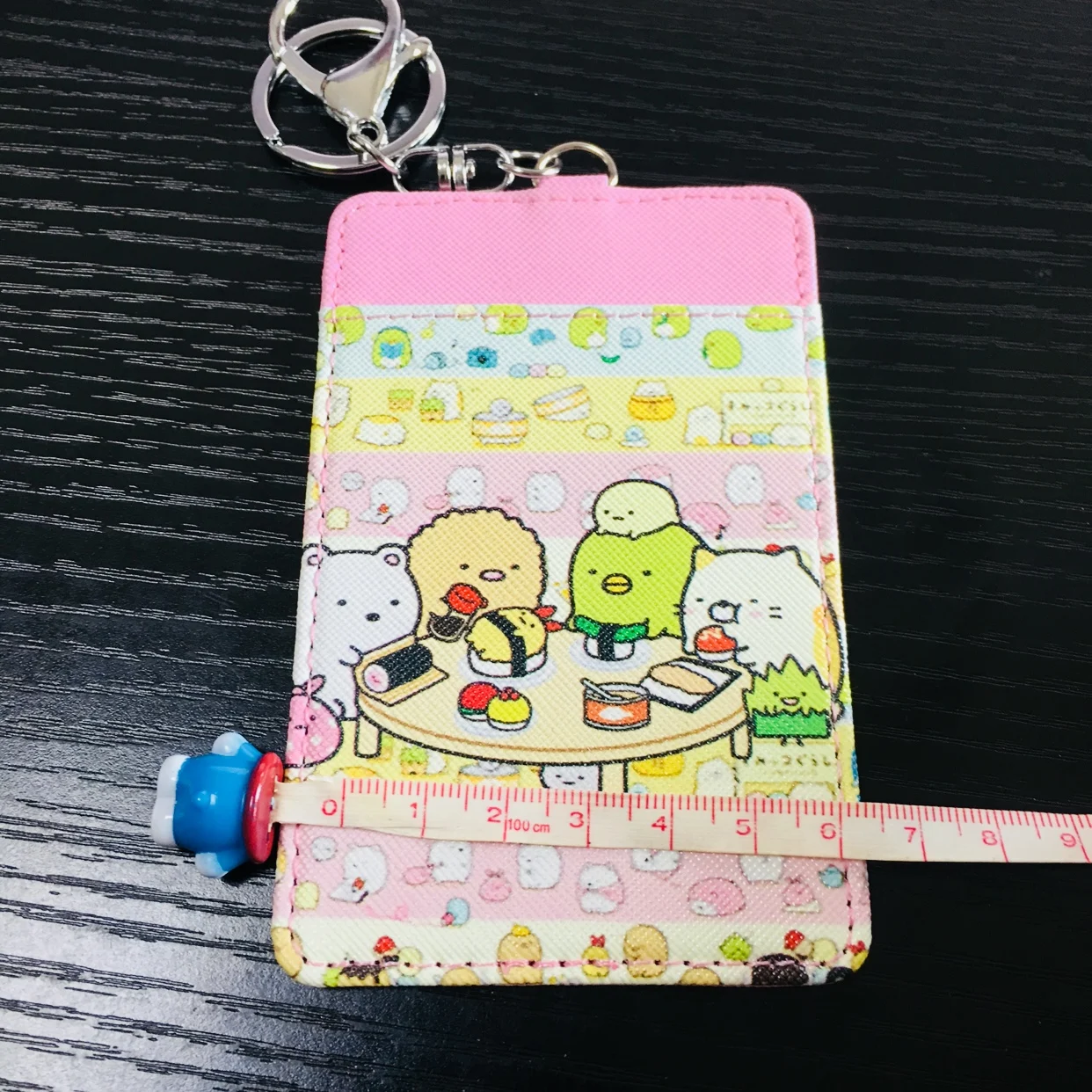 IVYYE 1 шт. Gudetama Мода Аниме держатель для карт PU мультфильм кредитные сумки монета автобус карты брелок для девочек Подарки Новинка