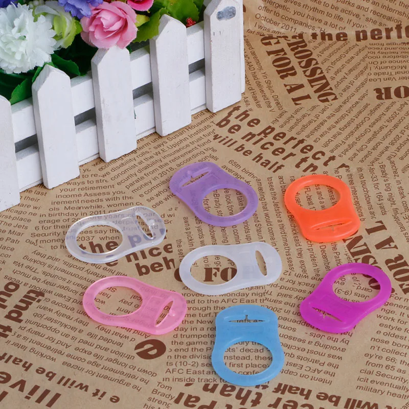 5 шт. разноцветные силиконовые держатели для пустышки клипсы-адаптеры мам кольца