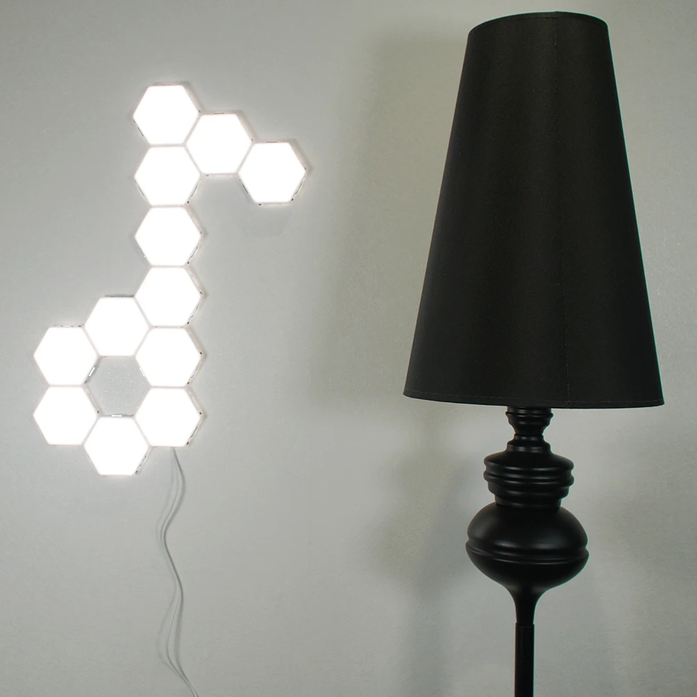 Night Led Sensitive Modular Magnetic Decorative Bedroom Home Hexagonal Lamps Set Hotel Wall Lights Porch | Лампы и освещение